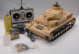 16 RC Aust Panzer III Tank W/sound,smoke,metal gears  