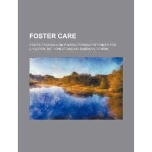  Foster care states focusing on finding permanent homes 