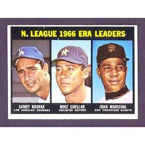  1967 Topps #234 ERA Leaders w/ Sandy Koufax & Juan 