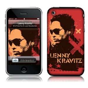   iPod Touch  2nd 3rd Gen  Lenny Kravitz  Stencil Red Skin Music