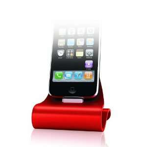   Technologies Icrado Dock/Cradle for iPhone/iPod (Red) Electronics