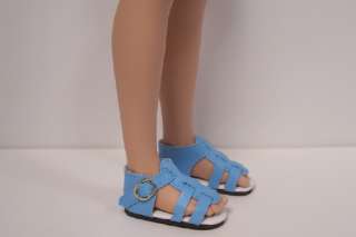 SKY BLUE Strappy Sandals Shoe For Hopscotch Hill Dolls♥  