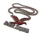 ICED OUT BRICK SQUAD PENDANT & 33 CLUSTER CHAIN HIGH QUALITY NECKLACE 