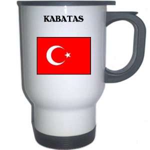  Turkey   KABATAS White Stainless Steel Mug Everything 