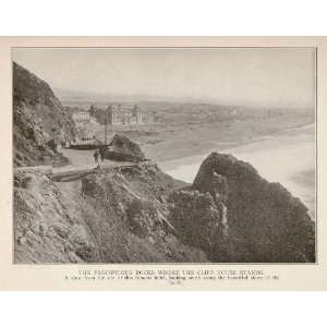  1906 Cliff House Hotel San Francisco Pacific Rock Print 