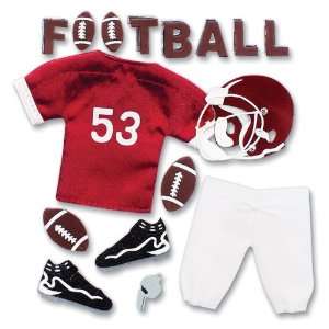 Pep Rally Jolees Boutique Themed Ornate Stickers Football/Maroon