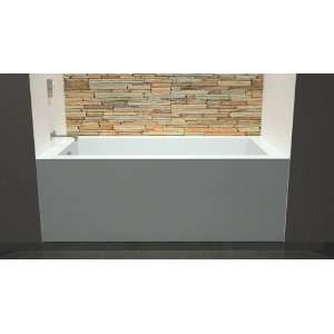  WET Cube Collection Alcove Installation Tub, 60 x 32 x 