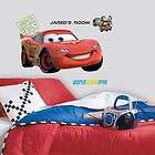   MCQUEEN Disney CARS 2 wall stickers MURAL 32 PERSONALIZED room decor