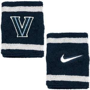  Nike Villanova Wildcats Navy Blue College Elite Wristbands 