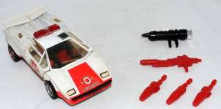 1985 G1 TRANSFORMERS AUTOBOT CAR RED ALERT COMPLETE D  