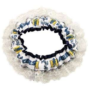 Murray State Racers White Team Logo Garter With Lace