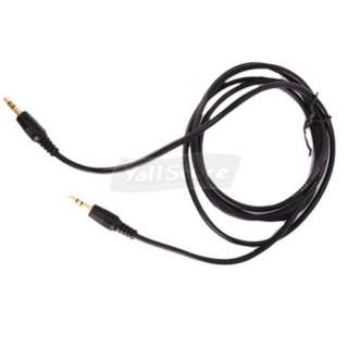 New Black 5 ft 3.5 mm Male to Male M/M Jack Audio Stereo Aux Cable PC 