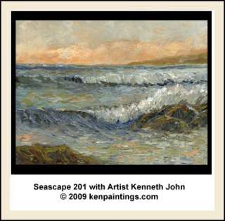 Seascape Oil Painting 201 Art Training Video Paint DVD  