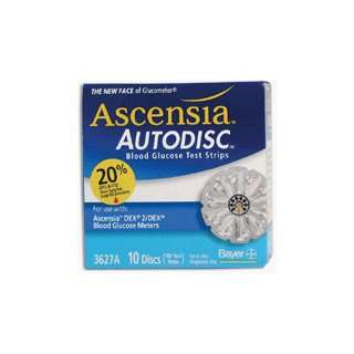  Ascensia Test Sensors (Glucometer Dex Test Sensor)   10 