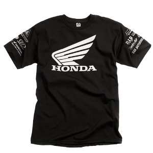 Fox Racing Honda Factory Mens Short Sleeve Race Wear Shirt   Black 