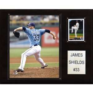  MLB James Shields Tampa Bay Rays Player Plaque