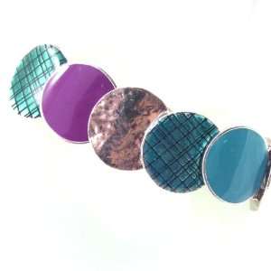  Bracelet french touch Nora turquoise violet. Jewelry