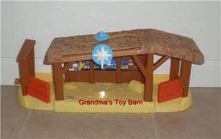 Fisher Price Little People NATIVITY STABLE BARN MANGER NEW  