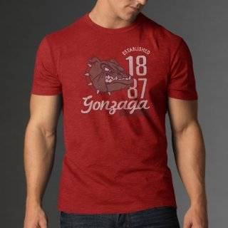 Gonzaga University Bulldogs Red Vintage Retro T shirt By Forty Seven 
