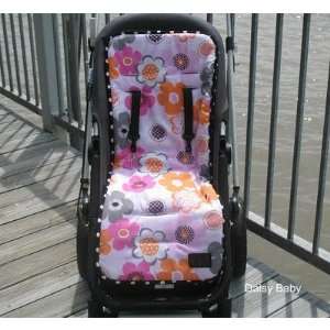 Bebe Chic Stroller Seat Liner in Daisy Baby