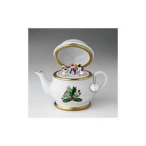 Mr. Christmas Holiday Tea Party Music Box  Tea Pot
