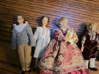   DOLLHOUSE PEOPLE/ VICTORIAN STYLE & 2 MORE MODERN/ BABY SO CUTE/ S
