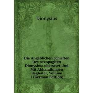   Begleiter, Volume 1 (German Edition) (9785875615597) Dionysius Books