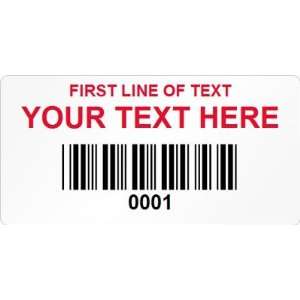   Barcode, 1 x 2 Gloss Paper (removable) FDA Ready