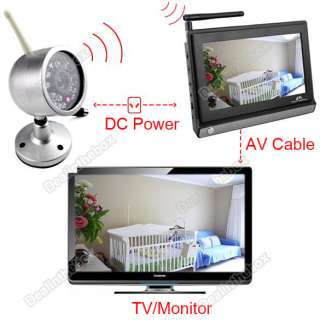   LCD Monitoring Voice Control Baby Monitor EU Plug New  