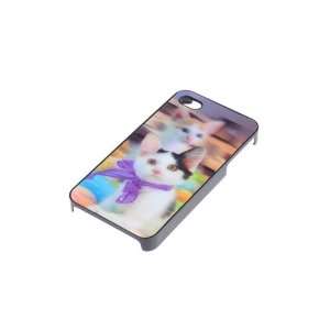  Cool 3D Effect Cute Cat Hard skin Case Cover For Iphone 4 
