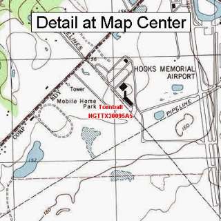   Quadrangle Map   Tomball, Texas (Folded/Waterproof)