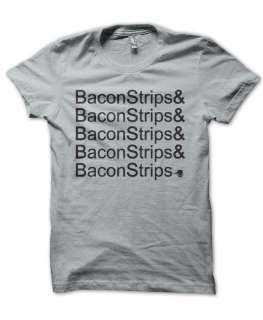 American Apparel EPIC MEALTIME MEAL TIME BACON STRIPS Shirt COOL 