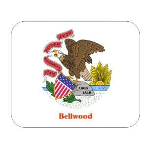  US State Flag   Bellwood, Illinois (IL) Mouse Pad 