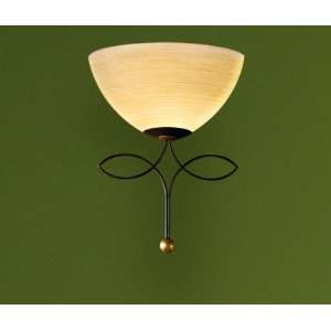  Beluga Collection 1 Light 13 Anitque Brown Wall Light 