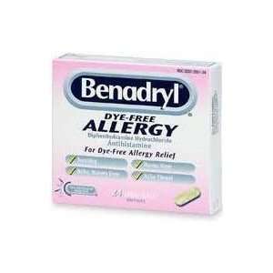 Benadryl Allergy Dye Free, Liqui Gels 24 ct