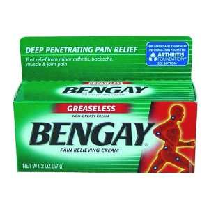  Bengay Greaseless Deep Penetrating Pain Relief Cream   2 
