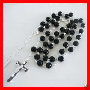 Dolce Rosary Rosario Black Beckham Necklace D G *NEW*  