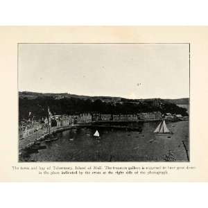  1926 Print Tobermory Bay Island Mull Treasure Spanish 