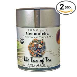 The Tao of Tea, Genmaicha Green Tea And Toasted Rice, Loose Leaf, 3.5 