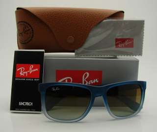Authentic RAY BAN Justin Rubberized Sunglass 4165   853/5D *NEW 