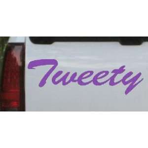  Purple 34in X 11.3in    Tweety Car Window Wall Laptop 