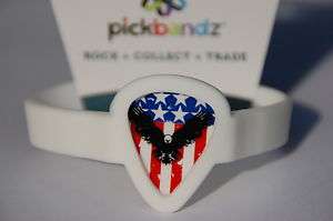   band Pick Holder in Ghost White , Adult Size includes American Pick
