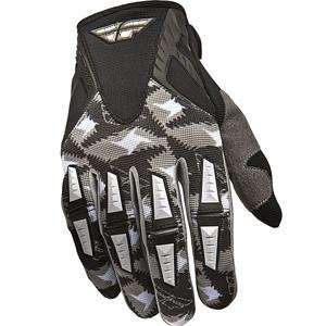  Fly Racing Youth Kinetic Gloves   2011   5/Black/Grey 