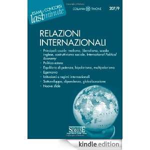 Relazioni internazionali (Il timone) (Italian Edition) G. Cammilli 