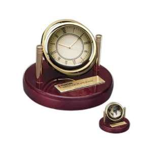  Foucault   Gimbled timepiece made of rosewood and brass 