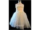 Ivory Roses Pageant Wedding Flower Girl Dress Gown Size 2 Age 1 3 