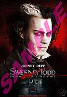 Tim Burtons Sweeney Todd With Johnny Depp NEW T shirt  