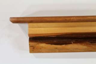 305 Antique rustic log shelf, 1800s Basswood & Red Oak, gnarly, very 