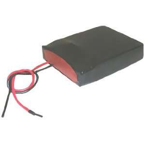 Custom Polymer Li Ion Battery 3.7v 10Ah (37Wh, 7A rate)   Black Thin 