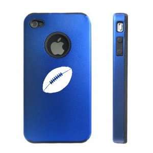  Blue D331 Aluminum & Silicone Case Football Cell Phones & Accessories